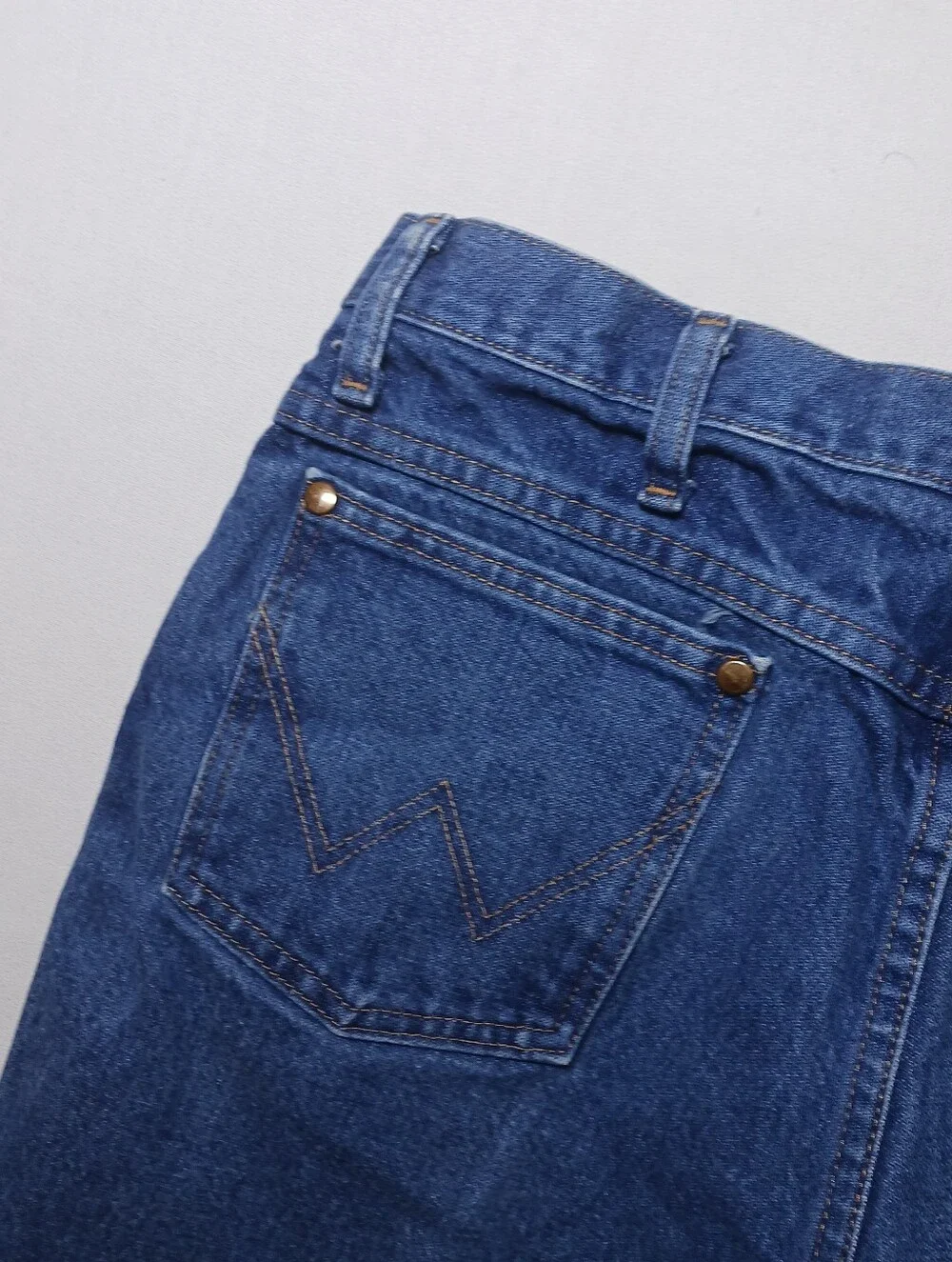 Wrangler Mens Cowboy Cut Prewashed Slim Fit Jeans 32X30 Blue Denim 936PWD